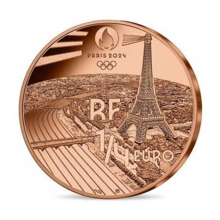 1/4 Euro Francúzsko 2023 - OH 2024 - Maskot (UNC)