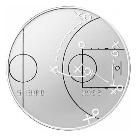 5 Euro Lettország 2023 - A kosárlabda (Proof)