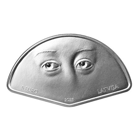 5 Euro Latvia 2023 - Fan of Light Rays (Proof)