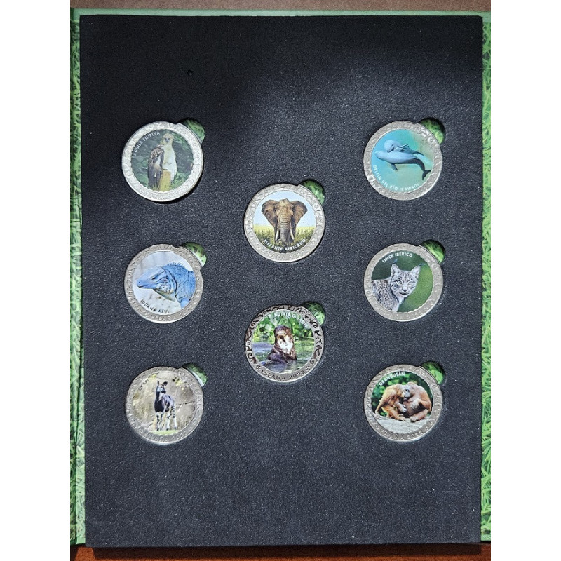 16x 1,50 Euro Spain 2022 - Endangered animals (UNC)