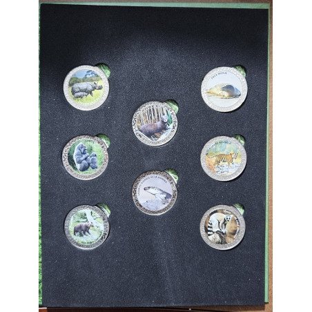 16x 1,50 Euro Spain 2022 - Endangered animals (UNC)