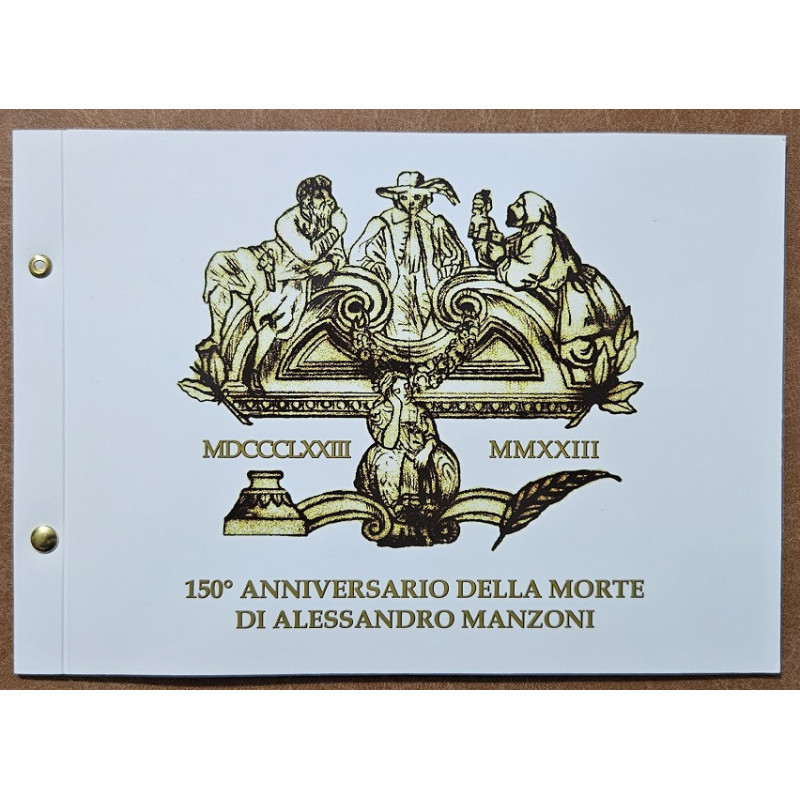 2 Euro Vatikán 2023 - Alessandro Manzoni (Numisbrief)