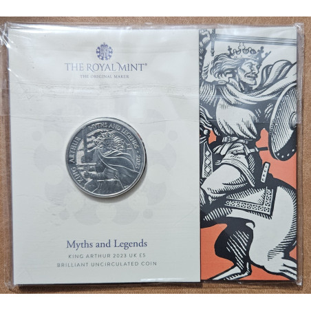 5 Pound United Kingdom 2023 - King Arthur (BU)
