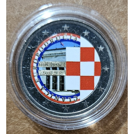 2 Euro Croatia 2023 -  Croatia in Eurozone III. (colored UNC)