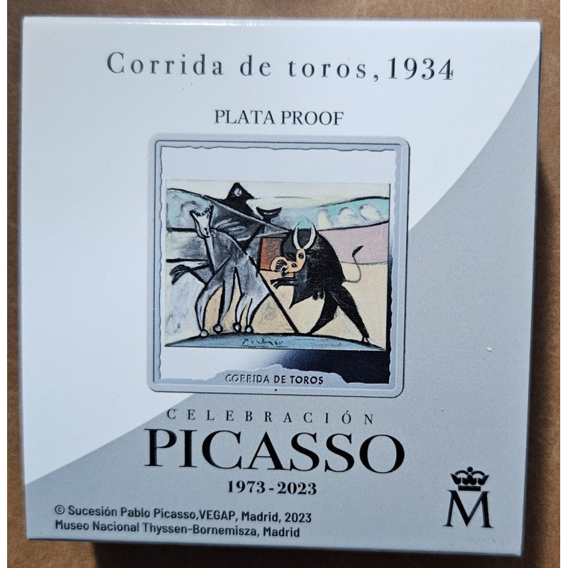 10 Euro Spanyolország 2023 - Picasso: Bikaviadal (Proof)