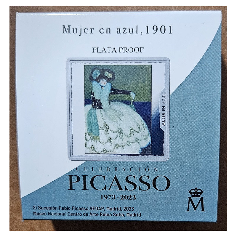 10 Euro Spain 2023 - Picasso: Lady in blue (Proof)