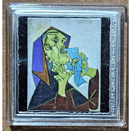 10 Euro Španielsko 2023 - Picasso: Hlava plačúcej ženy so šatkou (Proof)