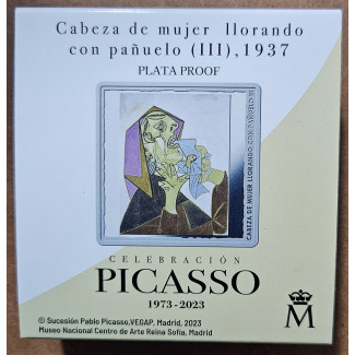 10 Euro Španielsko 2023 - Picasso: Hlava plačúcej ženy so šatkou (Proof)