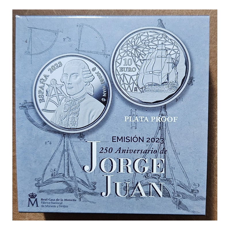 10 Euro Spanyolország 2023 - Jorge Juan (Proof)