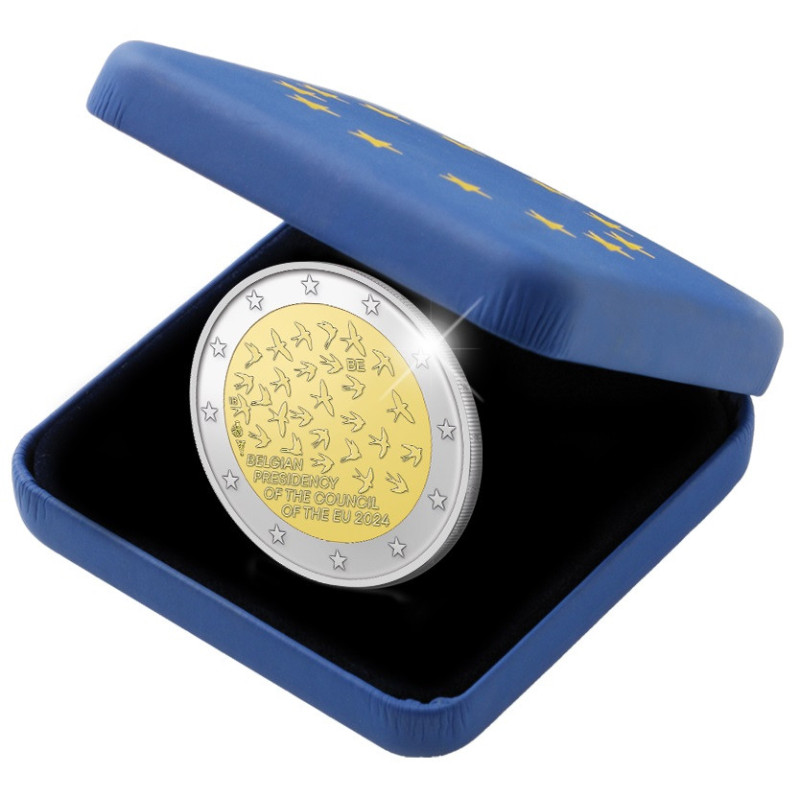 2 Euro Belgium 2024 - EU elnökség (Proof)