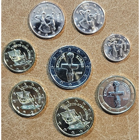 Cyprus 2023 sada 8 mincí (UNC)