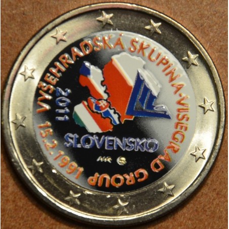 eurocoin eurocoins 2 Euro Slovakia 2011 - 20th anniversary of the f...