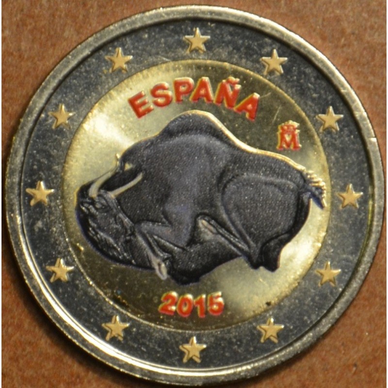 eurocoin eurocoins 2 Euro Spain 2015 - UNESCO: Caves of Altamira II...