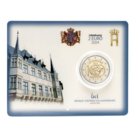 2 Euro Luxembourg 2024 - 100th Anniversary of the Introduction of the Franc Coins (UNC)