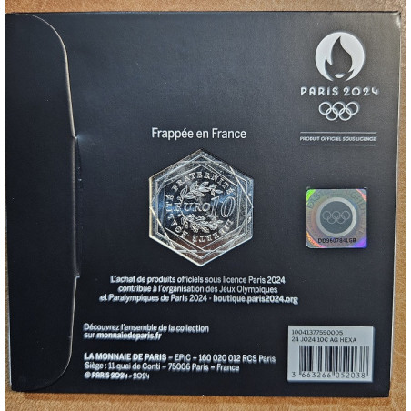 10 Euro France 2024 - Olympic games Paris: Hercules (UNC)