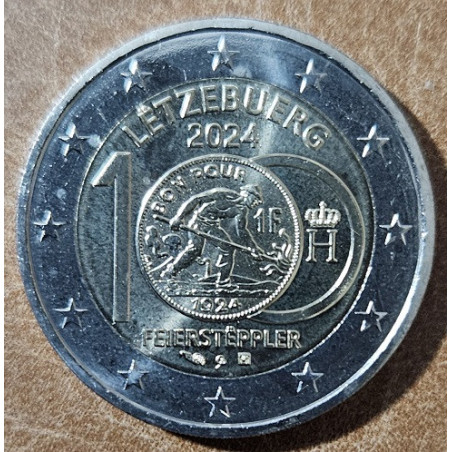 2 Euro Luxembourg 2024 - 100th Anniversary of the Introduction of the Franc Coins (UNC)