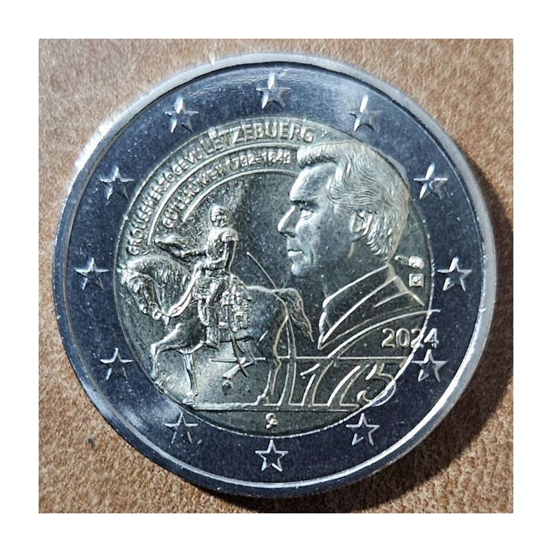 2 Euro Luxembourg 2024 - 175th Anniversary of the Death ot the Grand Duke Guillaume II. (UNC)