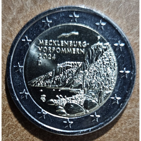2 Euro Nemecko 2024 "F" - Mecklenburg-Vorpommern - Königsstuhl (UNC)
