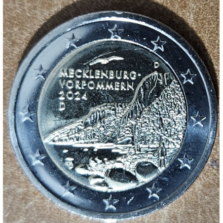2 Euro Nemecko 2024 "D" - Mecklenburg-Vorpommern - Königsstuhl (UNC)