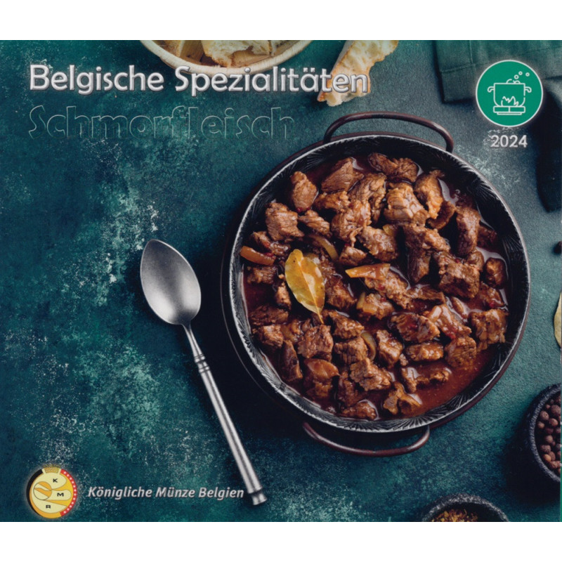Belgium 2024 set of 8 coins - Beef stew (BU)