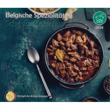 Belgium 2024 set of 8 coins - Beef stew (BU)