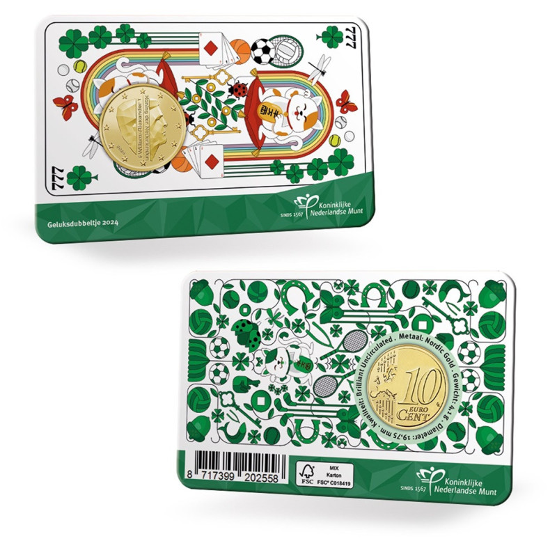 10 centov Hollandia 2024 - Szerencsés fillér (BU)