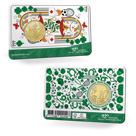 10 centov Hollandia 2024 - Szerencsés fillér (BU)