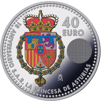 40 Euro Španielsko 2023 - Princezná Leonor (UNC)