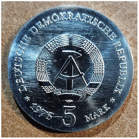 5 Mark DDR 1976 Ferdinand von Schill (UNC)