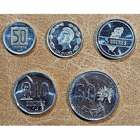 Ekvádor 5 érme 1988 (UNC)