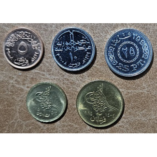 Egypt 5 coins (UNC)