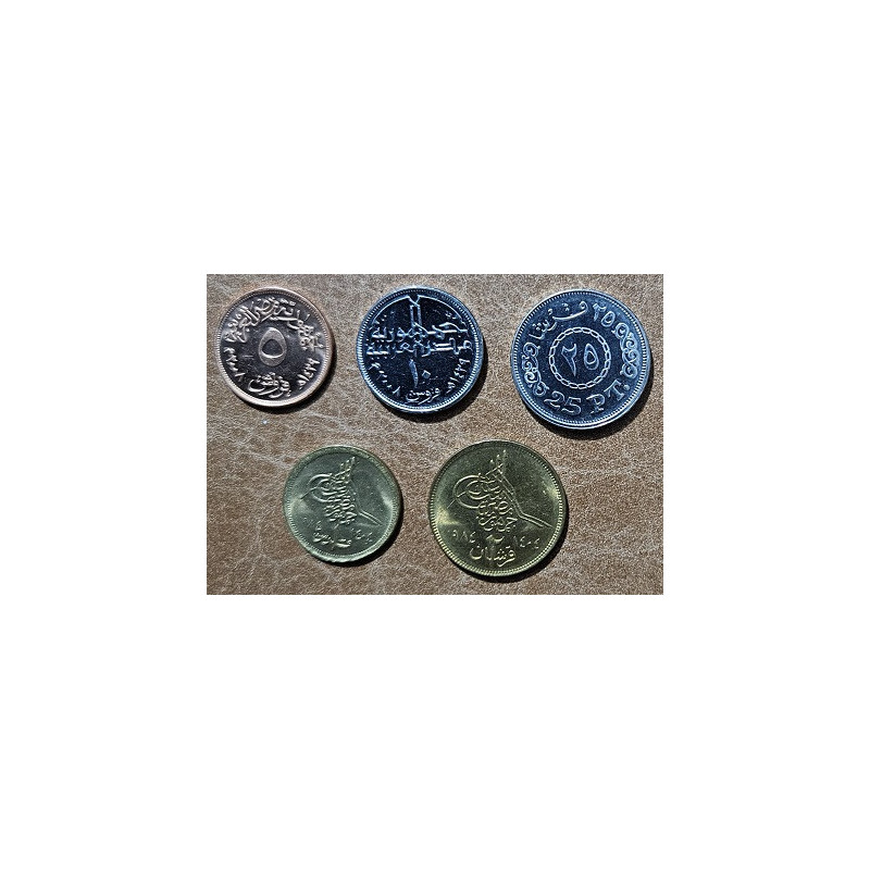 Egypt 5 coins (UNC)