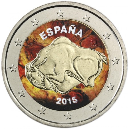 euroerme érme 2 Euro Spanyolország 2015 - UNESCO: Altamira barlangj...