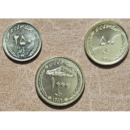 Irán 250-500-1000 Rial 2009 (UNC)