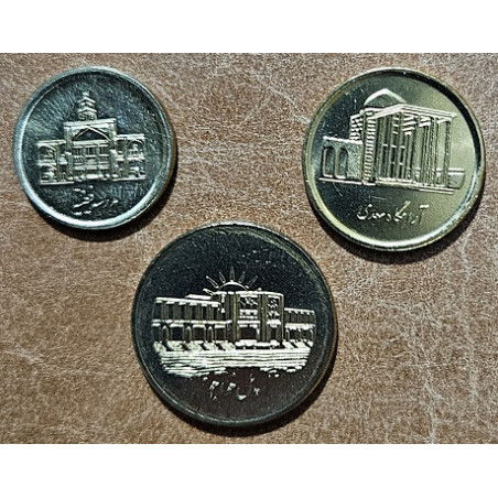 Irán 250-500-1000 Rial 2009 (UNC)