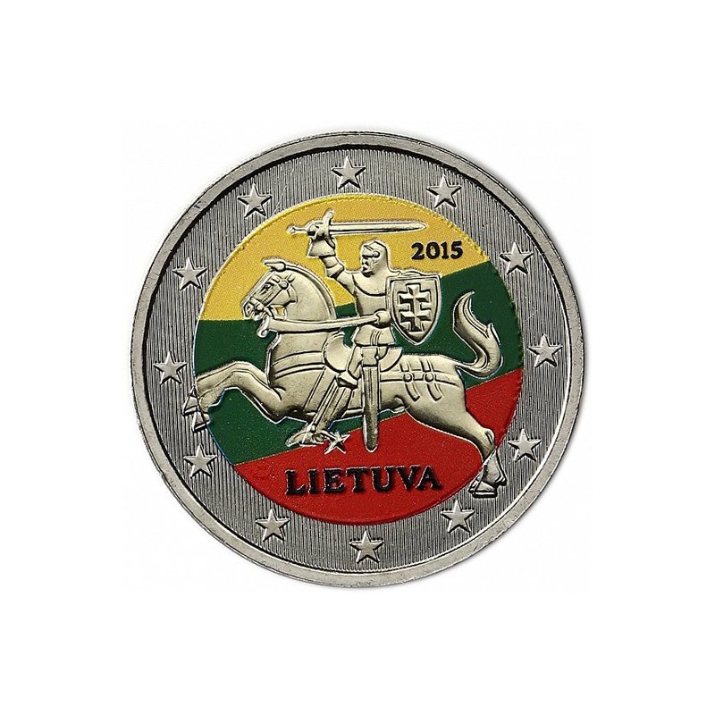 Euromince mince 2 Euro Litva 2015 IV. (farebná UNC)