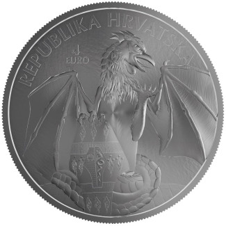 4 Euro Chorvátsko 2024 - Trsatsky drak (Proof)
