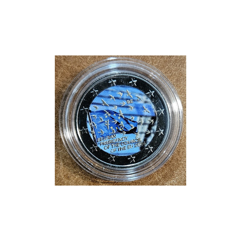 2 Euro Belgicko 2024 - Predsedníctvo EU II. (farebná UNC)