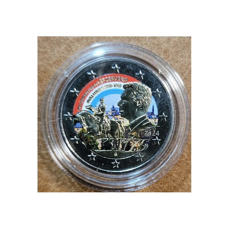 2 Euro Luxembursko 2024 - 175. výročie úmrtia veľkovojvodu Guillauma II. (farebná UNC)