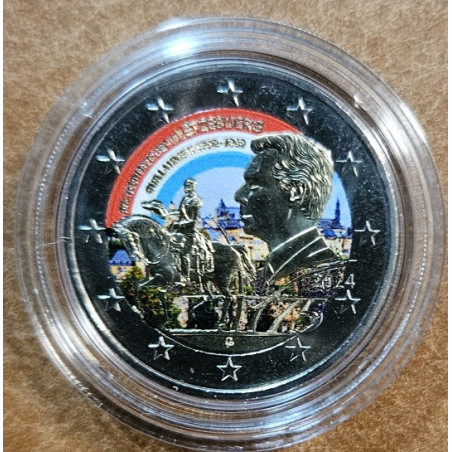 2 Euro Luxemburg 2024 - II. Vilmos nagyherceg halálának 175. évfordulója II. (színezett UNC)