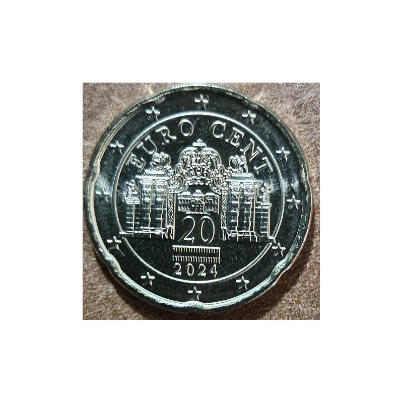Euromince mince 20 cent Rakúsko 2024 (UNC)