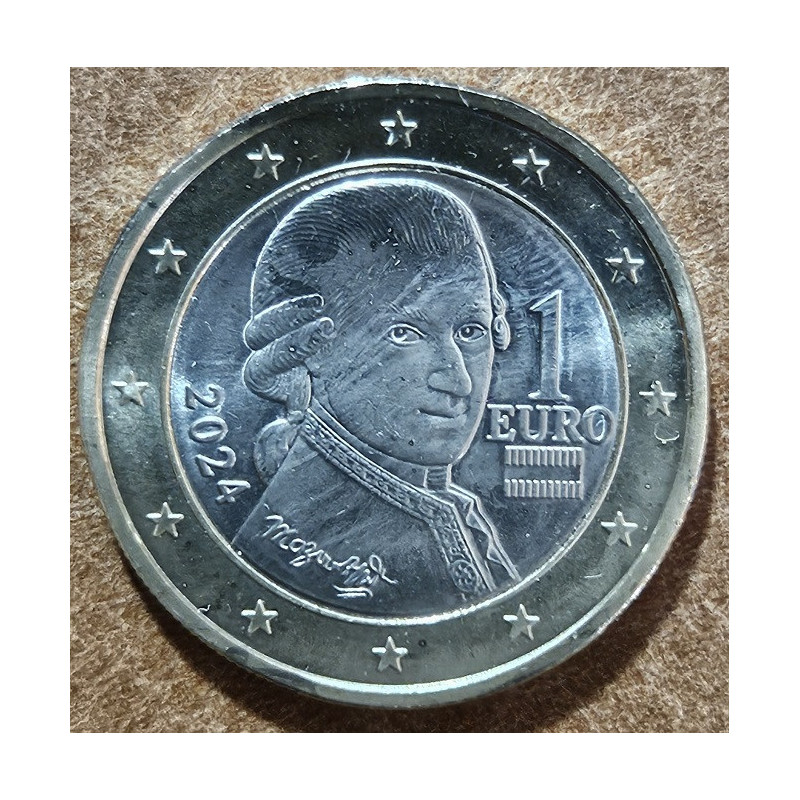 Euromince mince 1 Euro Rakúsko 2024 (UNC)