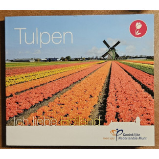 Netherlands 2017 set of 8 coins WMF Tulip (BU)