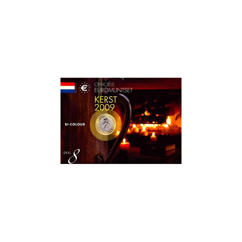 eurocoin eurocoins Set of 8 coins Netherlands 2009 (BU)