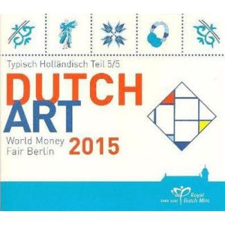 Netherlands 2015 set of 8 coins WMF (BU)