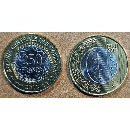 Komory 250 Frankov 2013 (UNC)