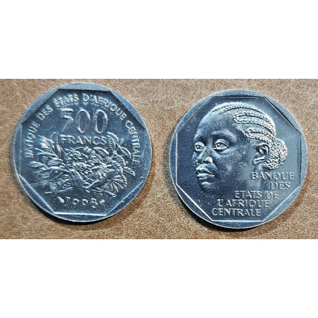 Central African franc 500 francs 1998 (UNC)