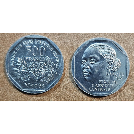 Stredoafrický frank 500 frankov 1998 (UNC)