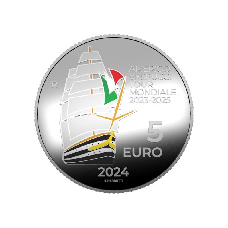 5 Euro Taliansko 2024 Vespucci (Proof)