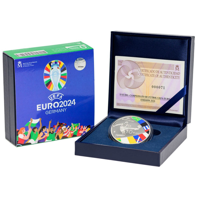 10 Euro Spain 2024 UEFA 2024 (Proof)